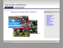 Tablet Screenshot of easthuskerconference.org
